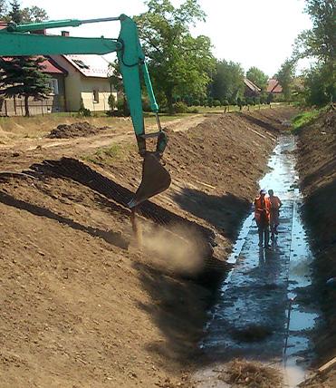 koparka strumień